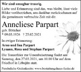 eine Anzeige