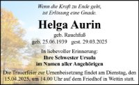 eine Anzeige