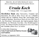 eine Anzeige